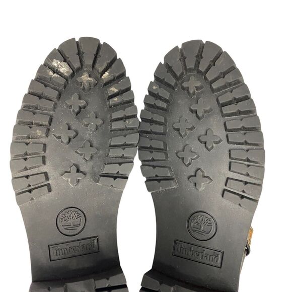 Timberland Mid Hiker Boots Womens 6.5 Brown Animal Print Comfort Lace Up A2GCR - Picture 16 of 16